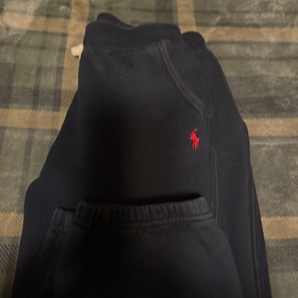 Navy blue polo sweatpants (14-16)